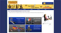 Desktop Screenshot of championngym.com